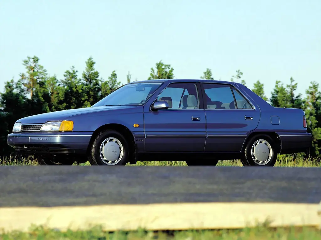 Hyundai Sonata (Y2) 2 поколение, седан (06.1988 - 02.1991)